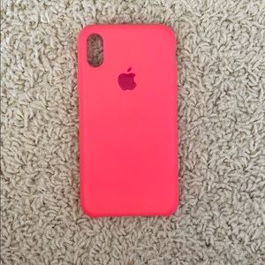 Apple iPhone XS Silicon Case 💗